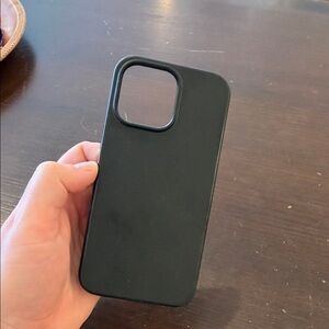 iPhone 16 Pro Max Black Phone Case for Cell Phones - Slim Protective Cover